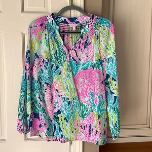 Lillly Pulitzer silk top